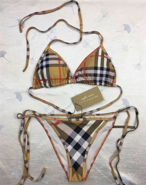 cheap burberry swimsuit|burberry dupe bikini.